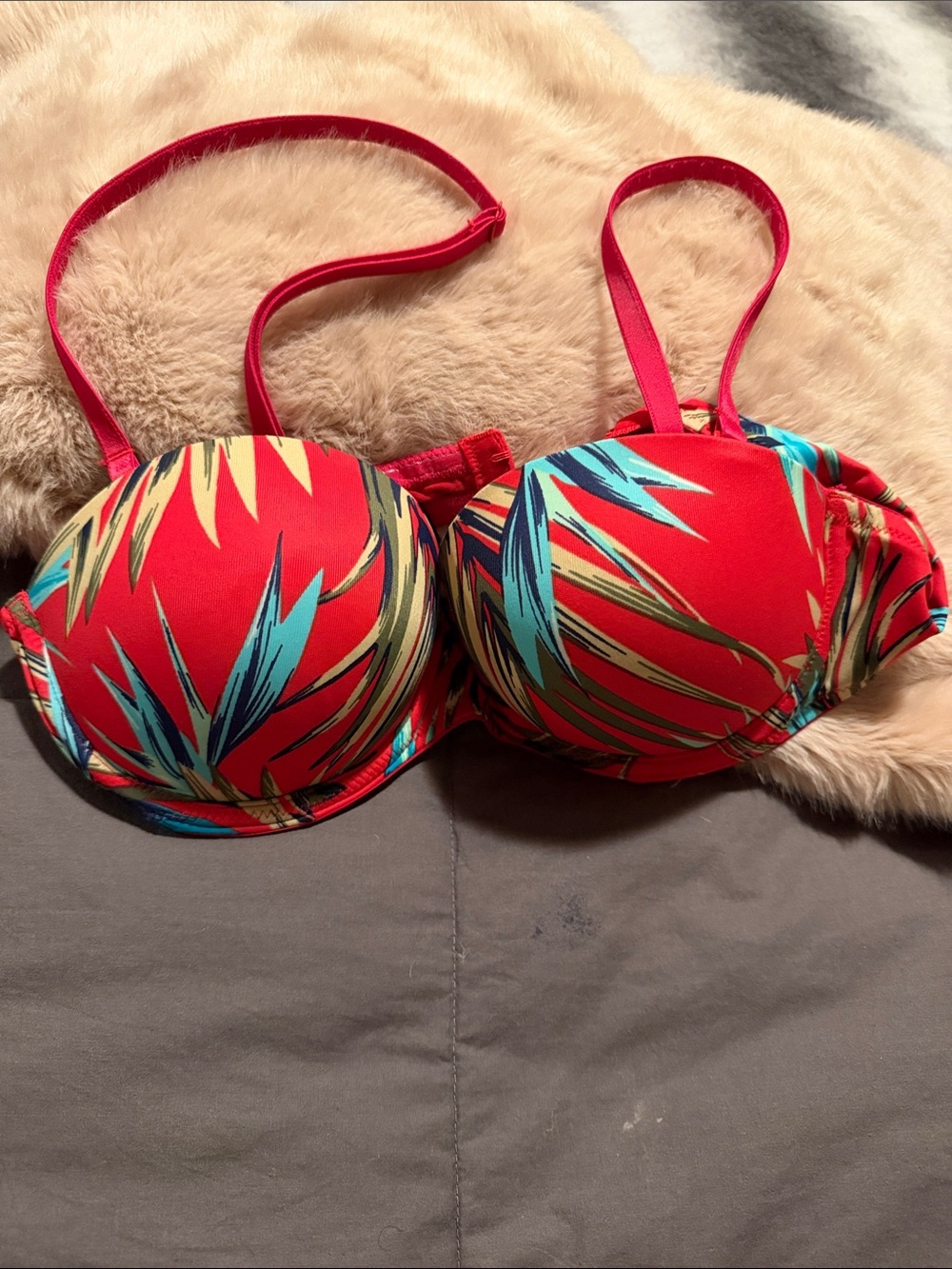 PINK Victoria's Secret Hot Pink Padded Bra